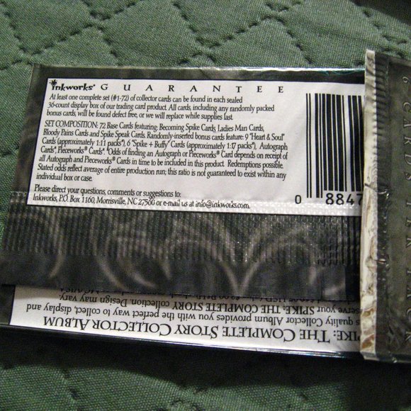 Buffy Vampire Slayer Spike 2005 Trading Card Set - Picture 3 of 9